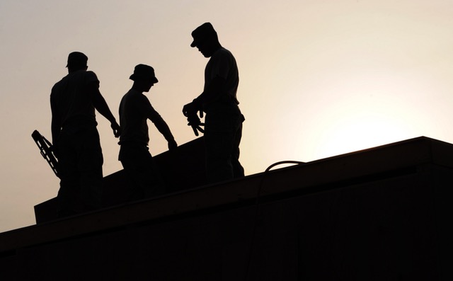 workers silhouette